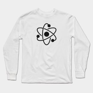 Atomic Atom Minimalist Symbol Long Sleeve T-Shirt